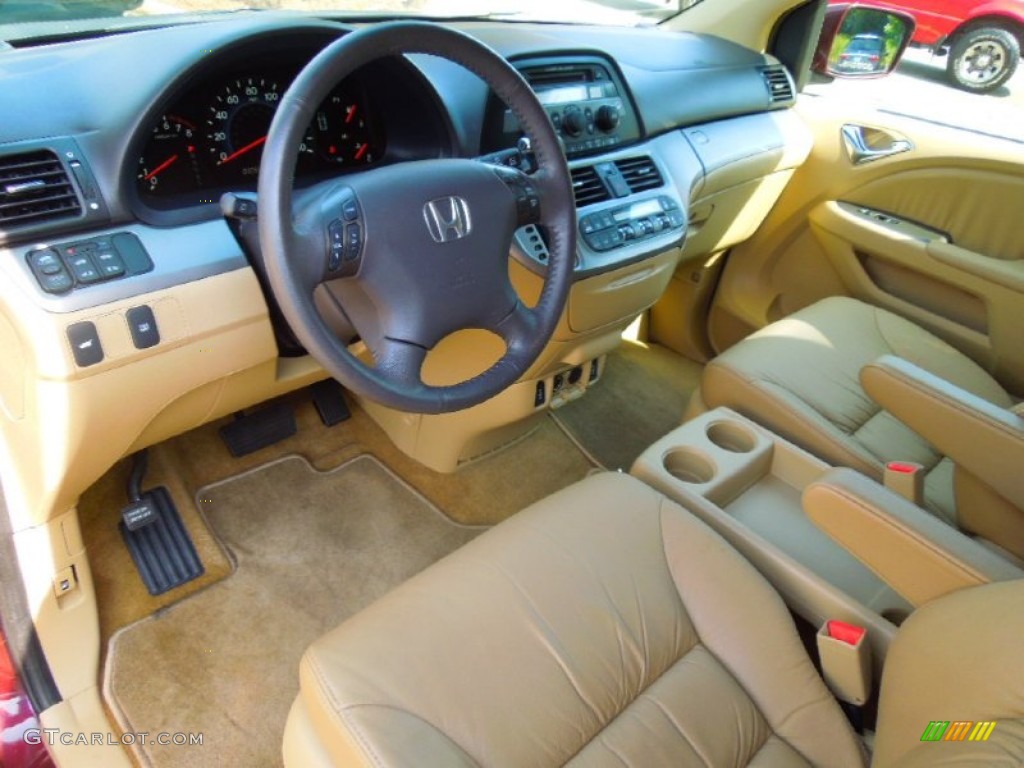 Beige Interior 2010 Honda Odyssey EX-L Photo #71278900