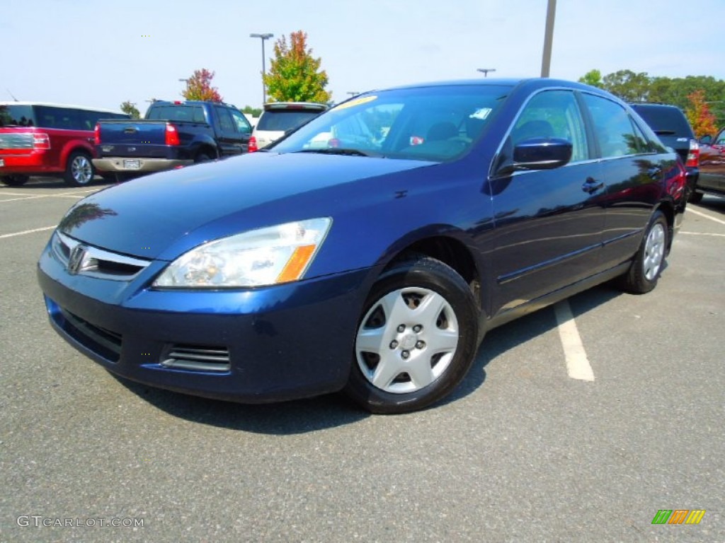 2006 Accord LX Sedan - Royal Blue Pearl / Gray photo #1