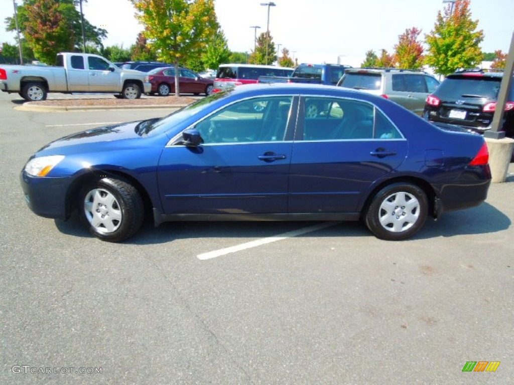 2006 Accord LX Sedan - Royal Blue Pearl / Gray photo #2