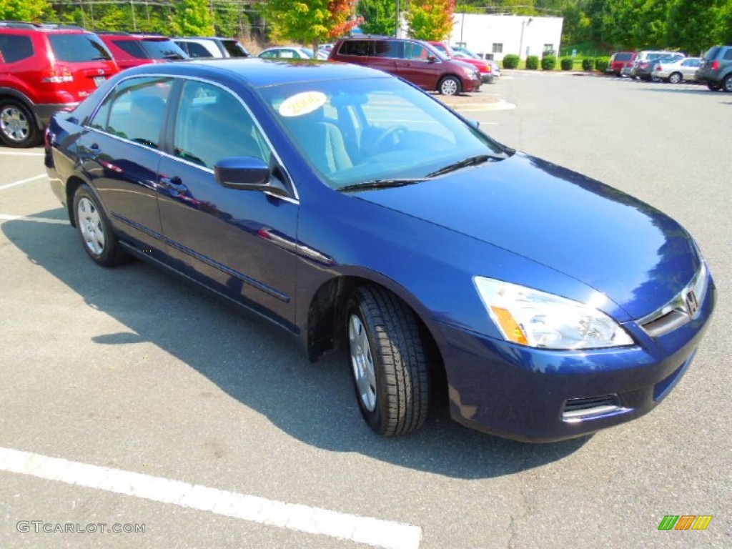2006 Accord LX Sedan - Royal Blue Pearl / Gray photo #3