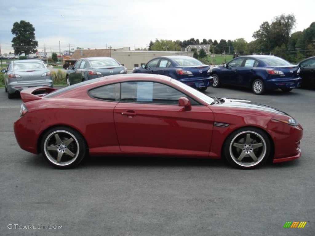 Redfire Pearl 2007 Hyundai Tiburon GT Exterior Photo #71280136