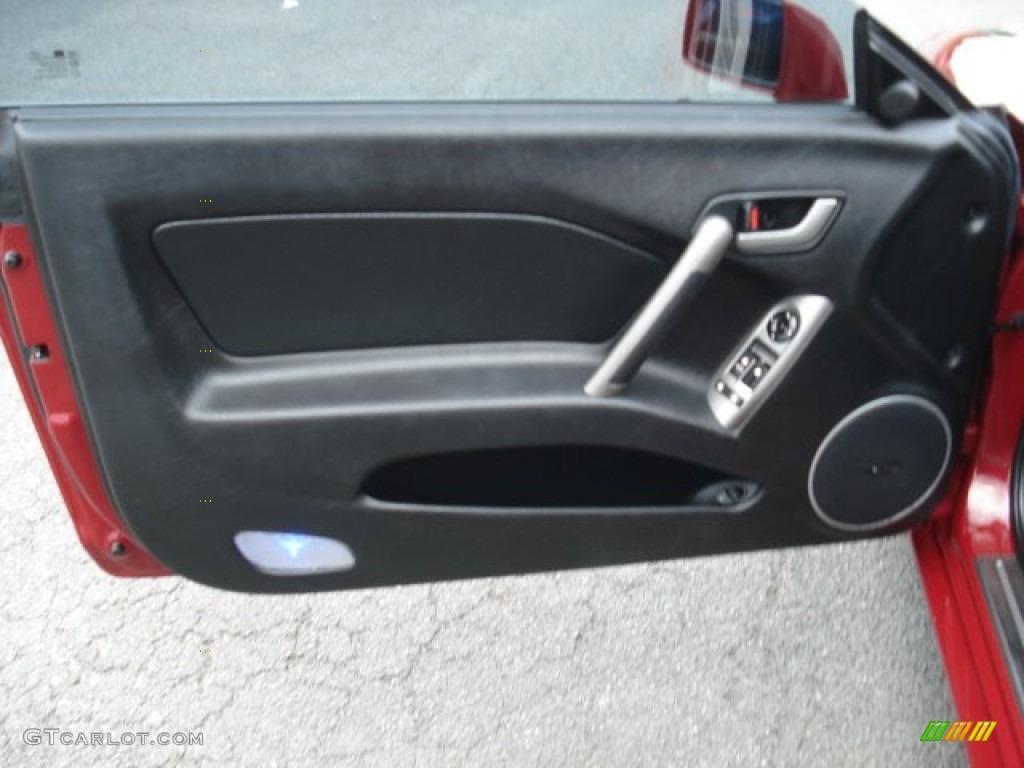 2007 Hyundai Tiburon GT Black Door Panel Photo #71280199