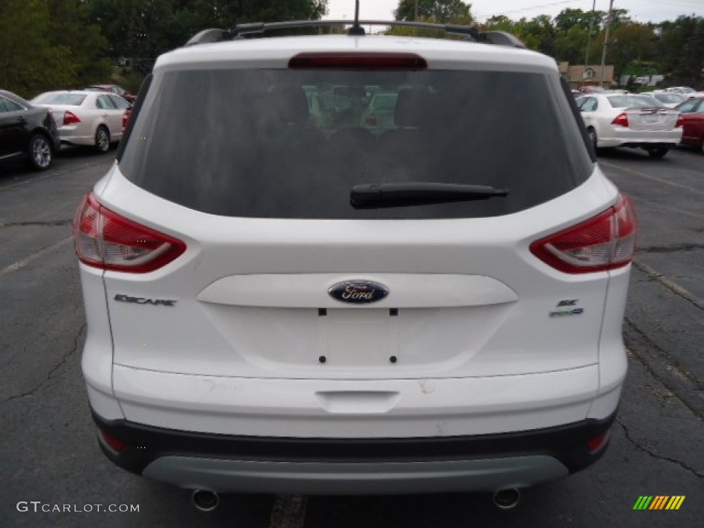 2013 Escape SE 1.6L EcoBoost 4WD - Oxford White / Charcoal Black photo #3