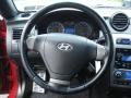 2007 Hyundai Tiburon Black Interior Steering Wheel Photo