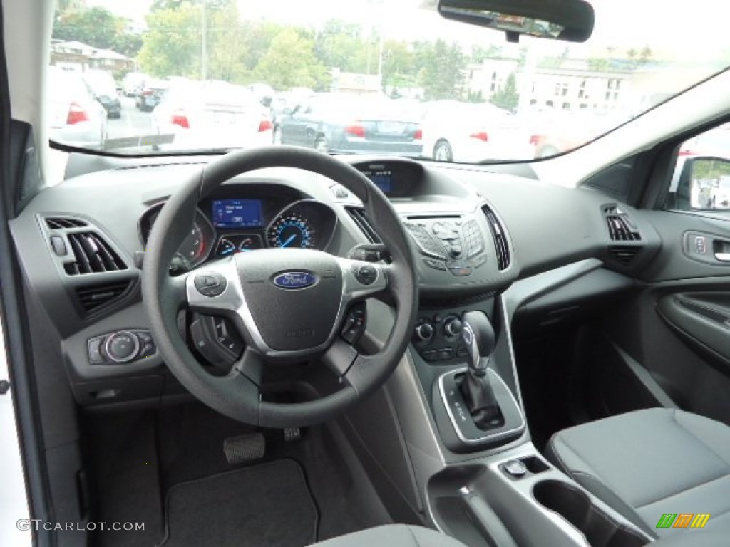 2013 Escape SE 1.6L EcoBoost 4WD - Oxford White / Charcoal Black photo #10