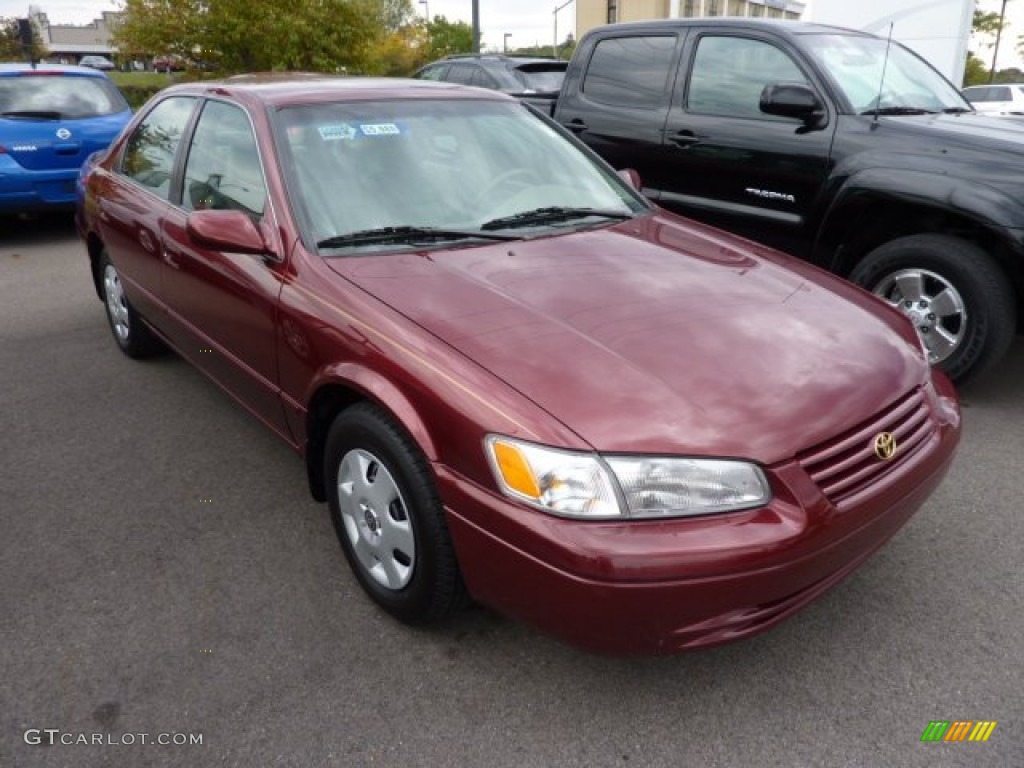 1999 Camry LE - Vintage Red Pearl / Gray photo #1