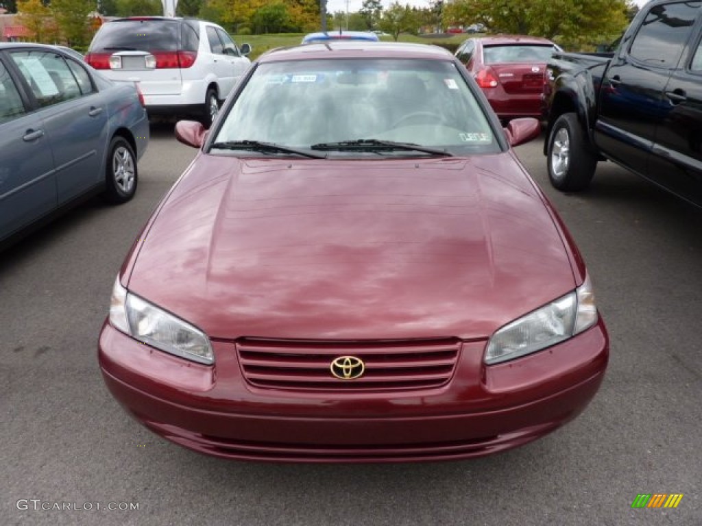 1999 Camry LE - Vintage Red Pearl / Gray photo #2