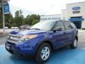 2013 Deep Impact Blue Metallic Ford Explorer FWD  photo #1