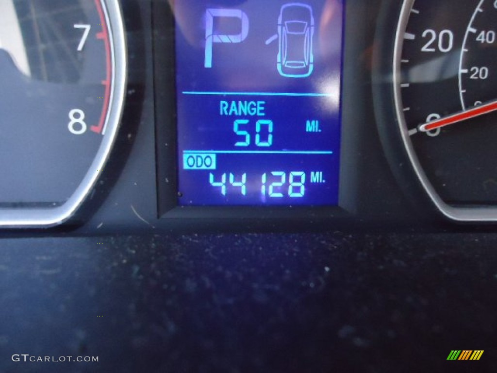 2009 Elantra Touring - Black Pearl / Black photo #9