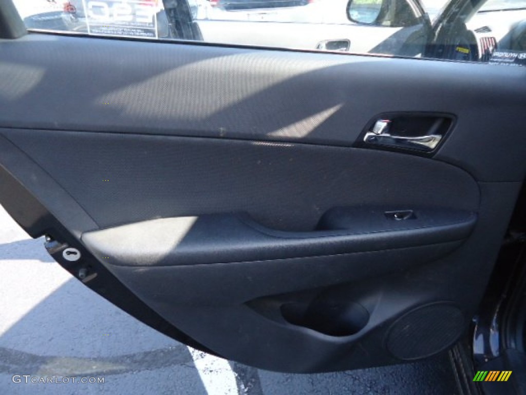 2009 Elantra Touring - Black Pearl / Black photo #15
