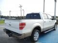 2013 White Platinum Metallic Tri-Coat Ford F150 Lariat SuperCrew  photo #3