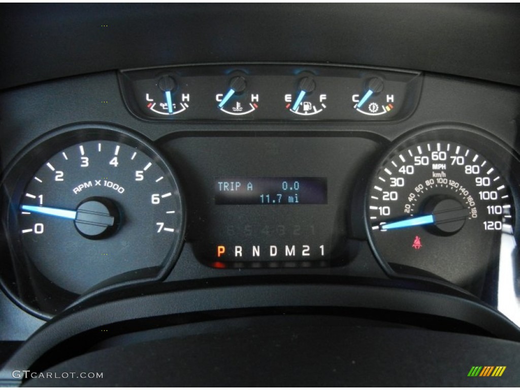 2013 Ford F150 XL Regular Cab Gauges Photo #71281864