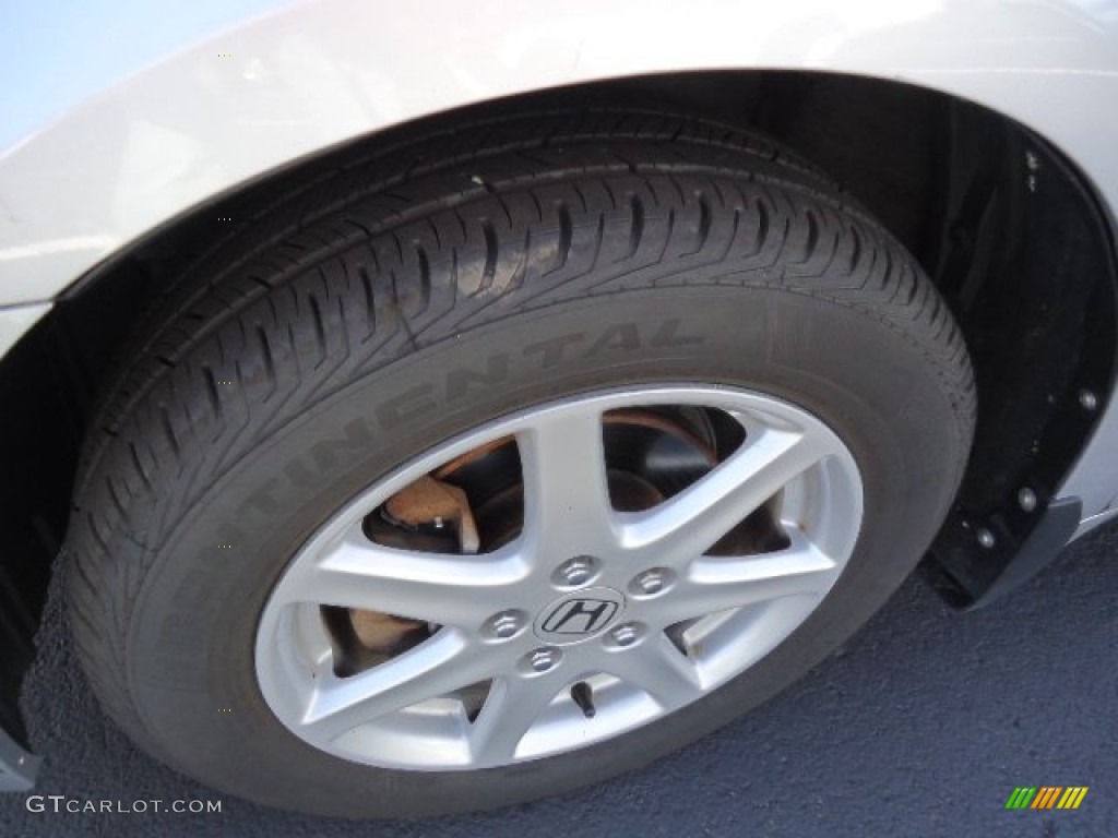 2003 Accord EX V6 Sedan - Satin Silver Metallic / Black photo #8
