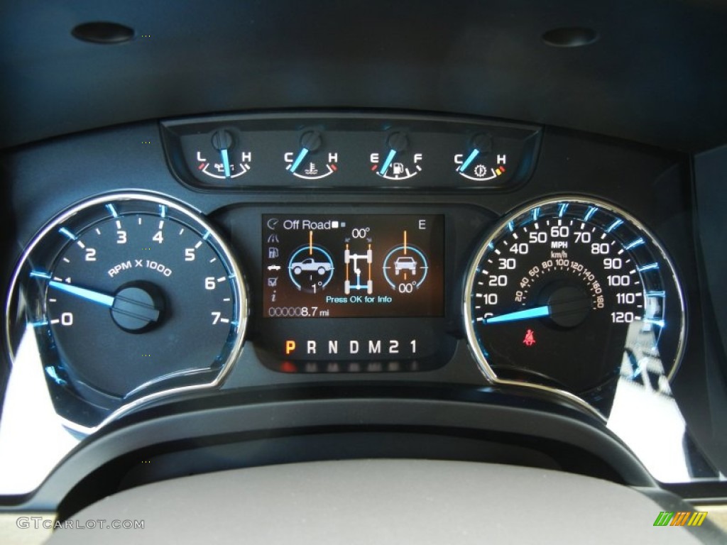 2013 Ford F150 XLT SuperCrew Gauges Photo #71282538