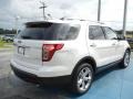 2013 White Platinum Tri-Coat Ford Explorer Limited EcoBoost  photo #3