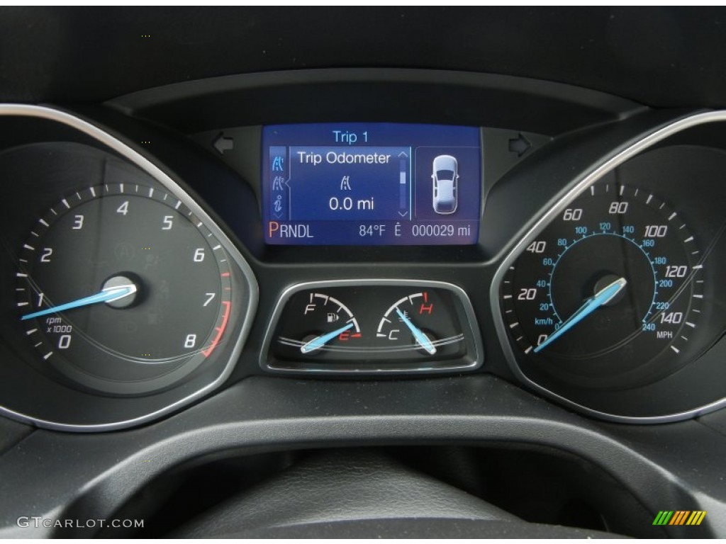 2013 Ford Focus SE Sedan Gauges Photo #71283013