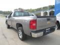 2008 Graystone Metallic Chevrolet Silverado 1500 Work Truck Regular Cab 4x4  photo #4