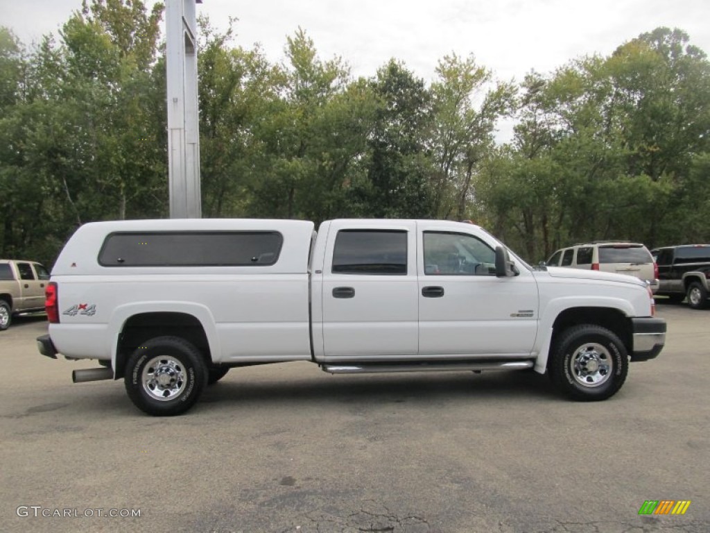 2006 Silverado 3500 LT Crew Cab 4x4 - Summit White / Tan photo #7