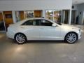 2013 White Diamond Tricoat Cadillac ATS 3.6L Luxury AWD  photo #7