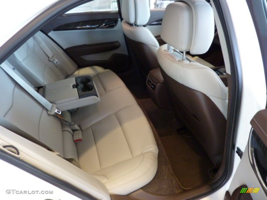 Light Platinum/Brownstone Accents Interior 2013 Cadillac ATS 3.6L Luxury AWD Photo #71284774