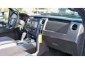 2012 Ford F150 Raptor Black Leather/Cloth with Blue Accent Interior Dashboard Photo