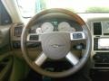 2008 Chrysler 300 Medium Pebble Beige/Cream Interior Steering Wheel Photo