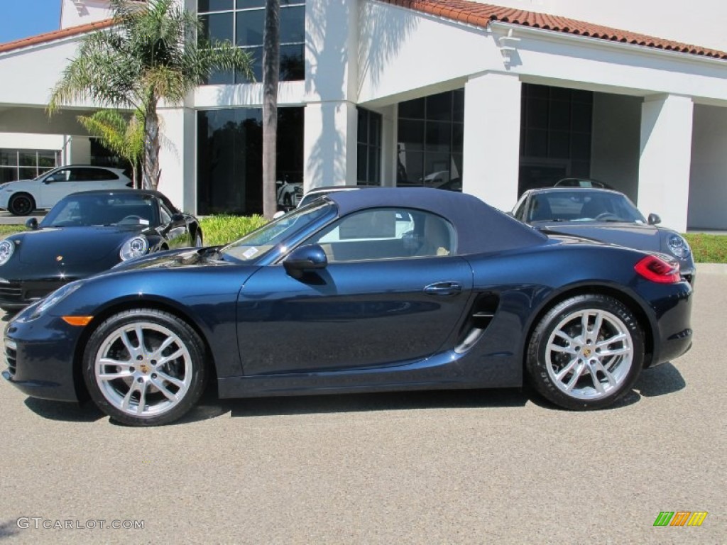 Dark Blue Metallic 2013 Porsche Boxster Standard Boxster Model Exterior Photo #71287918