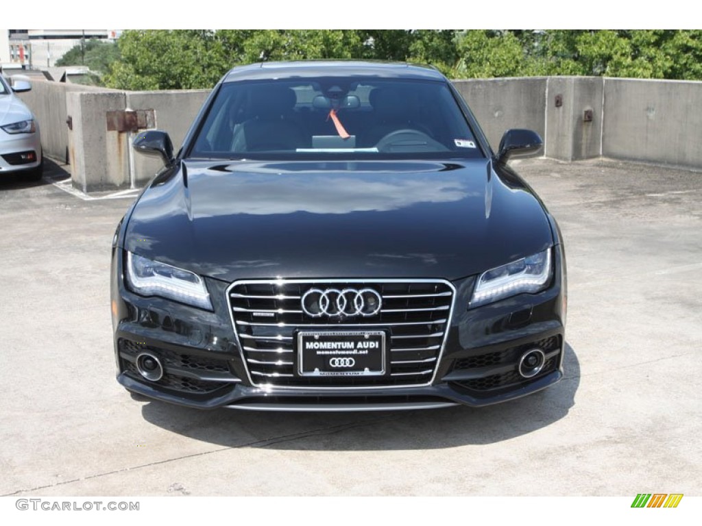 2013 A7 3.0T quattro Prestige - Havanna Black Metallic / Black photo #2