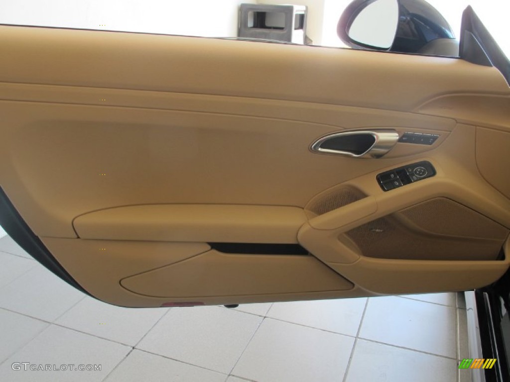 2013 Porsche Boxster Standard Boxster Model Luxor Beige Door Panel Photo #71287981