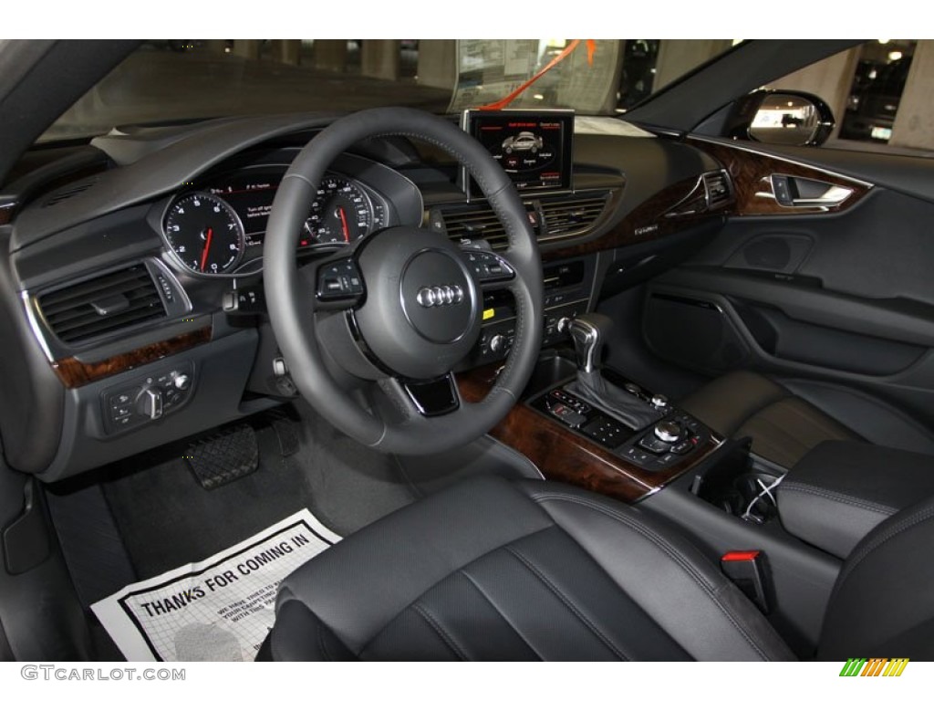 2013 A7 3.0T quattro Prestige - Havanna Black Metallic / Black photo #11