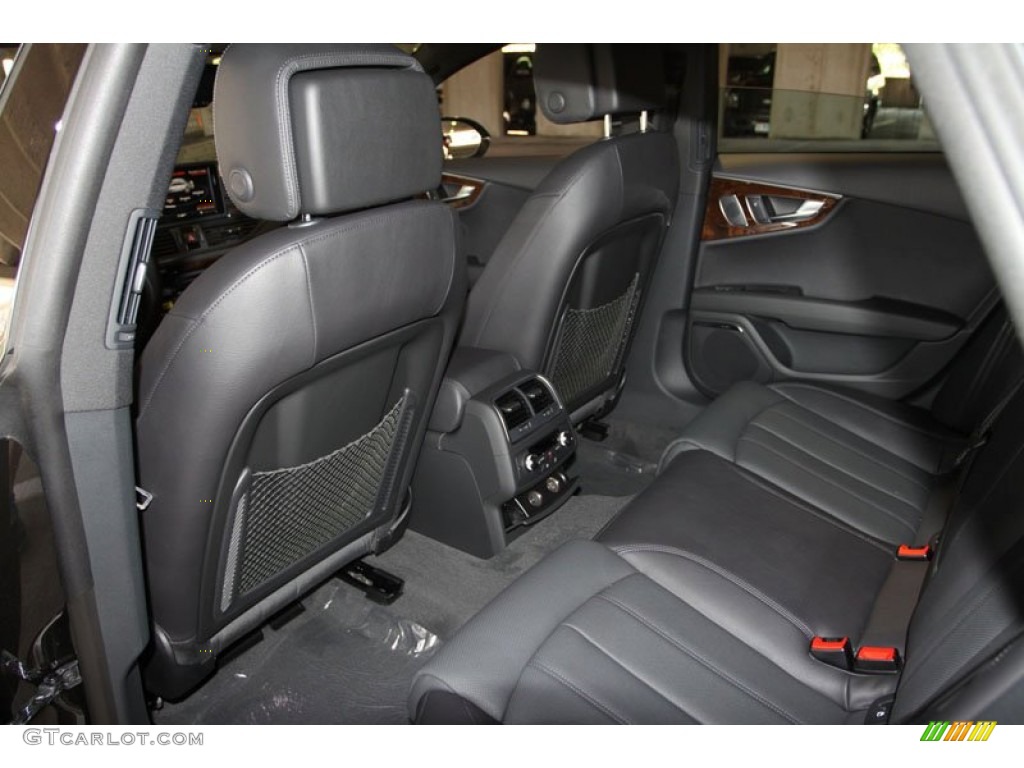 Black Interior 2013 Audi A7 3.0T quattro Prestige Photo #71288068