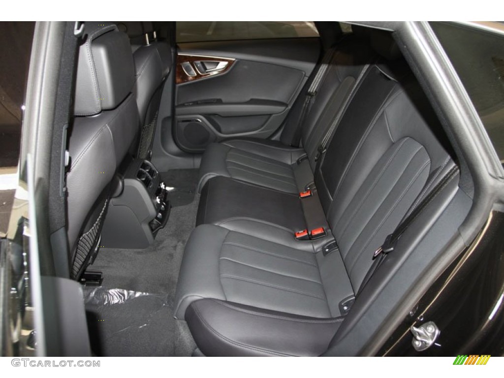 Black Interior 2013 Audi A7 3.0T quattro Prestige Photo #71288077