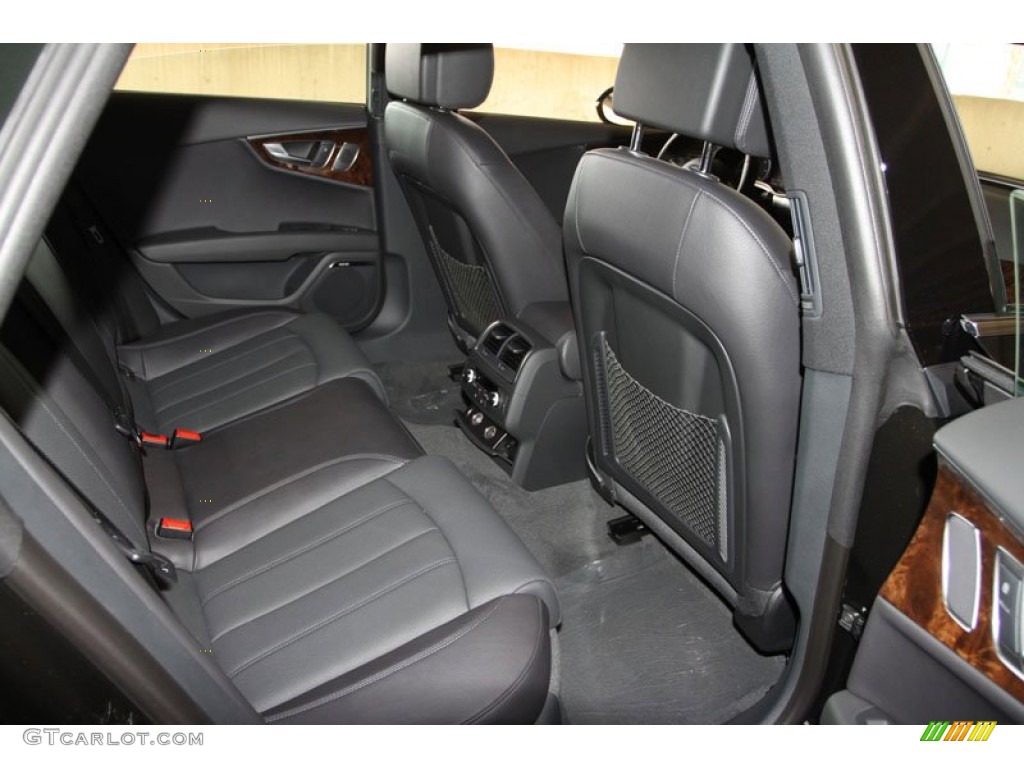 Black Interior 2013 Audi A7 3.0T quattro Prestige Photo #71288161