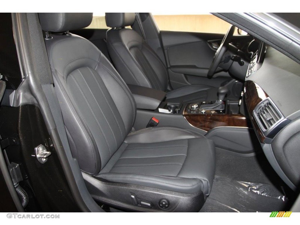 2013 A7 3.0T quattro Prestige - Havanna Black Metallic / Black photo #27
