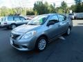 2012 Magnetic Gray Metallic Nissan Versa 1.6 S Sedan  photo #1