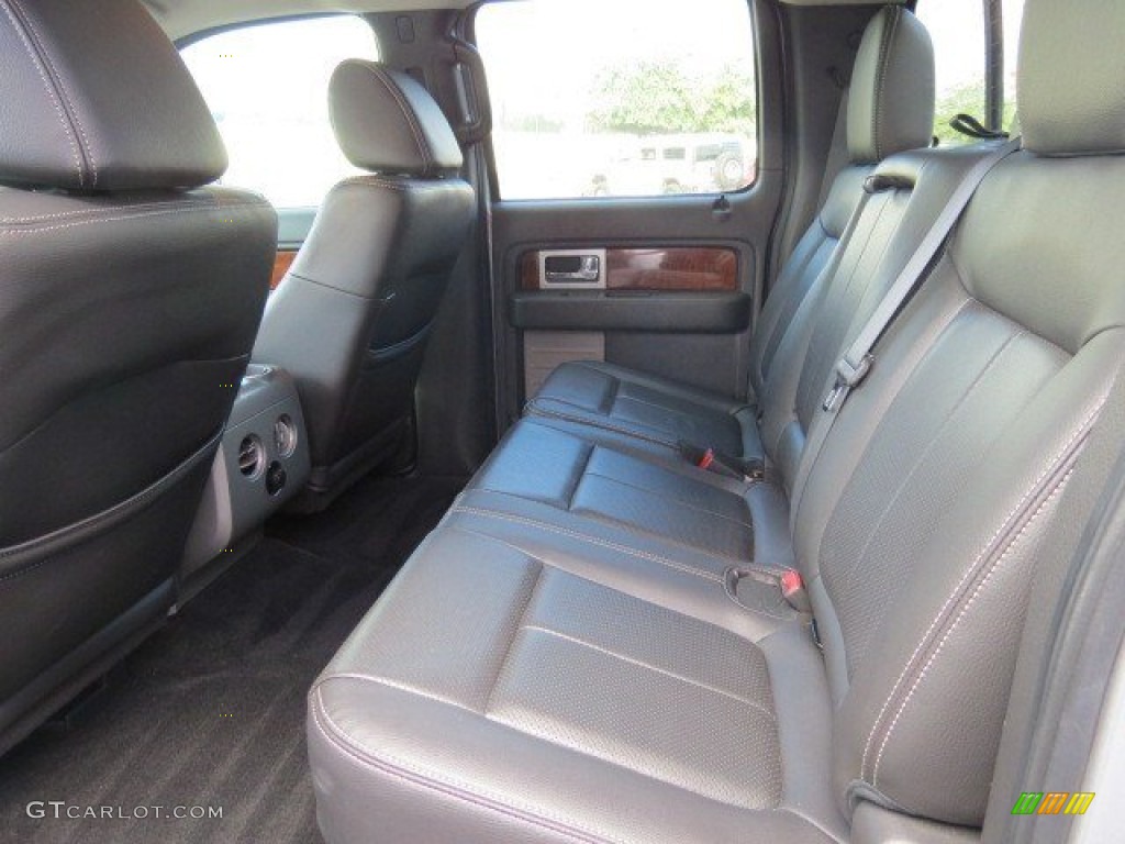 2010 F150 Lariat SuperCrew 4x4 - Ingot Silver Metallic / Black photo #12