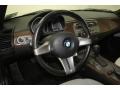 2003 BMW Z4 Pearl Grey Interior Steering Wheel Photo