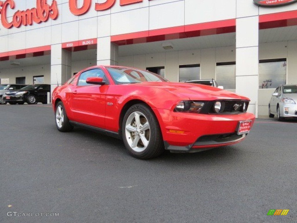 2012 Mustang GT Coupe - Race Red / Charcoal Black photo #1