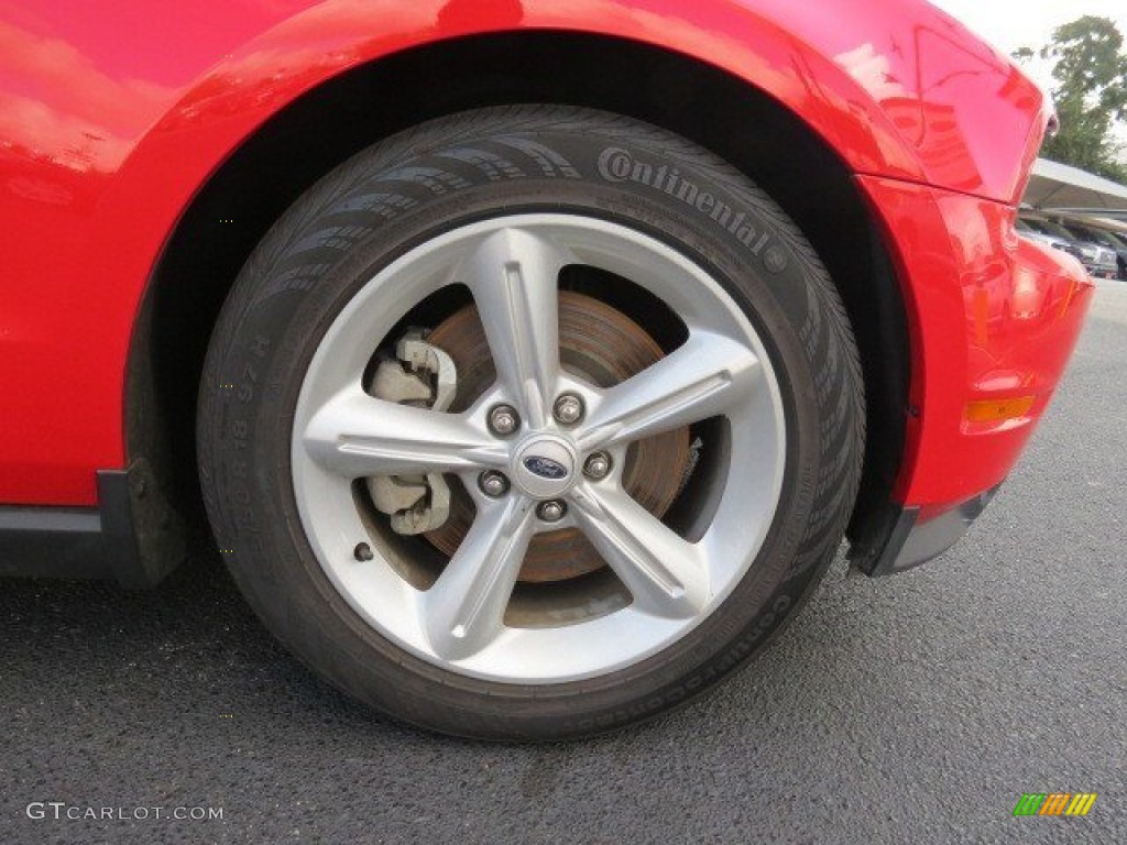 2012 Mustang GT Coupe - Race Red / Charcoal Black photo #9