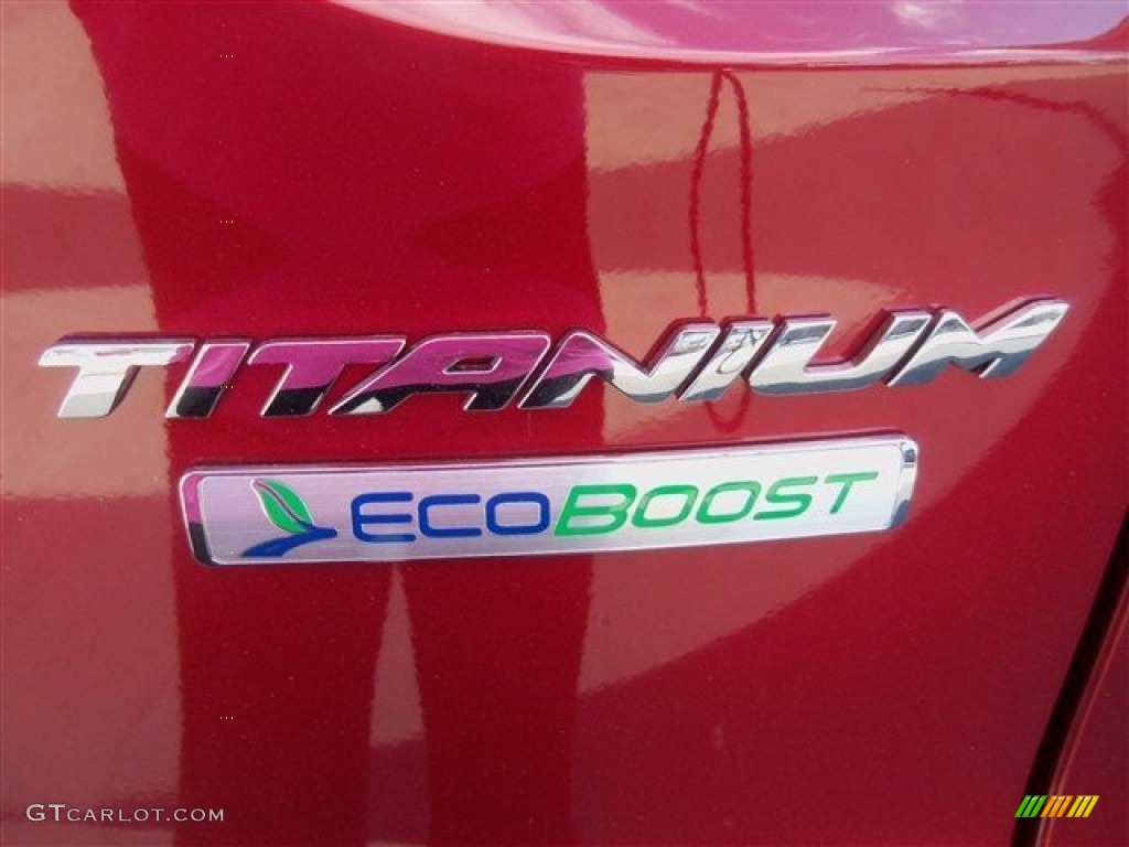 2013 Escape Titanium 2.0L EcoBoost - Ruby Red Metallic / Charcoal Black photo #11