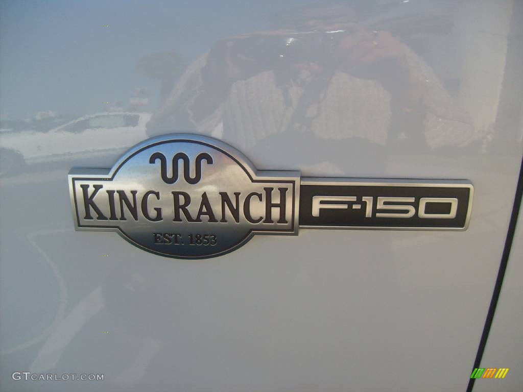 2006 F150 King Ranch SuperCrew - Oxford White / Castano Brown Leather photo #12