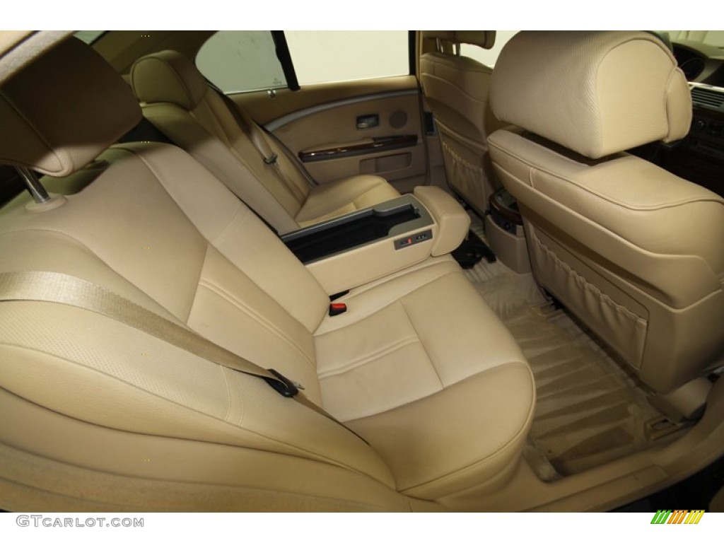 2006 7 Series 750i Sedan - Black Sapphire Metallic / Dark Beige/Beige III photo #40