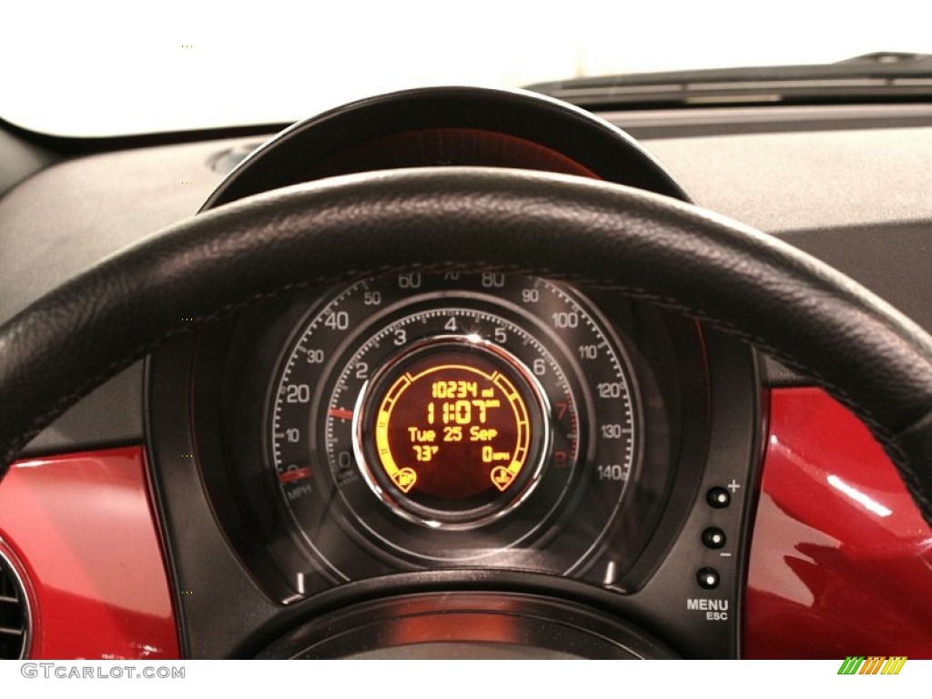 2012 Fiat 500 Sport Gauges Photo #71291254