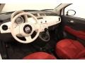 Tessuto Rosso/Avorio (Red/Ivory) 2012 Fiat 500 c cabrio Pop Interior Color