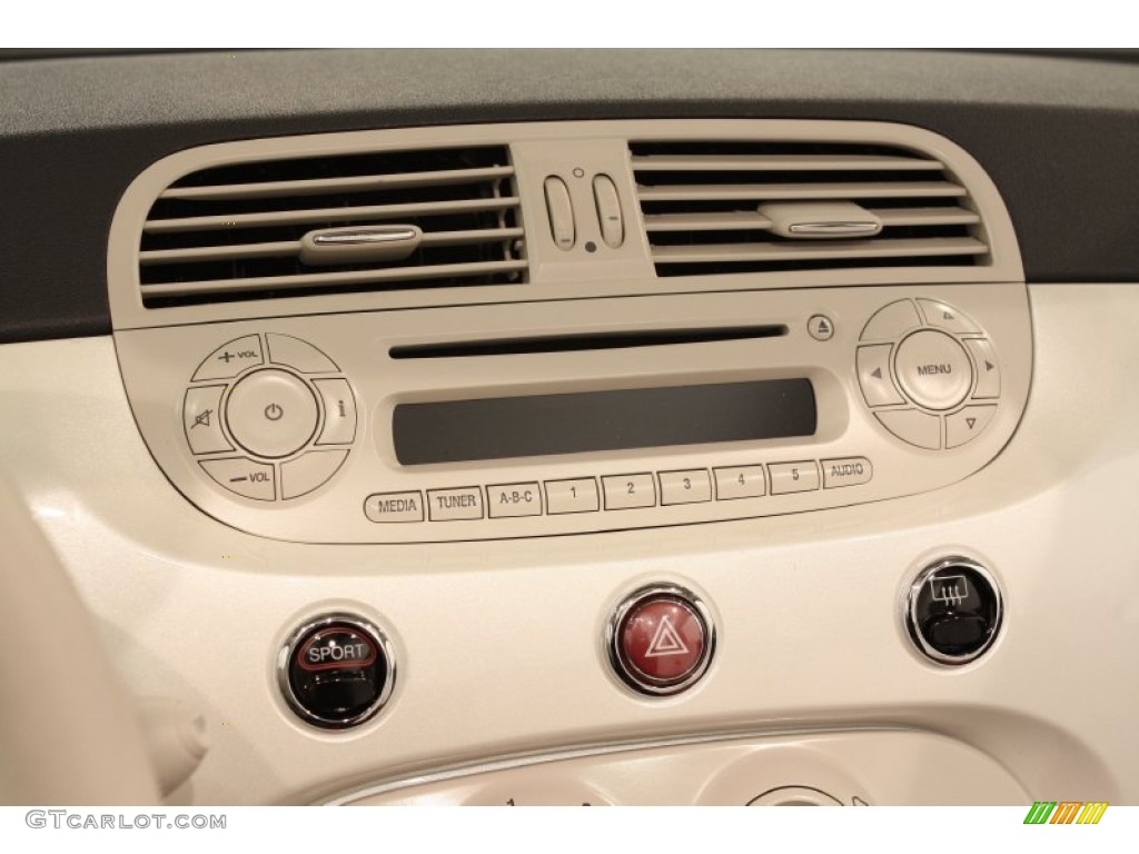 2012 Fiat 500 c cabrio Pop Audio System Photo #71291704
