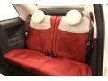 Tessuto Rosso/Avorio (Red/Ivory) Rear Seat Photo for 2012 Fiat 500 #71291761