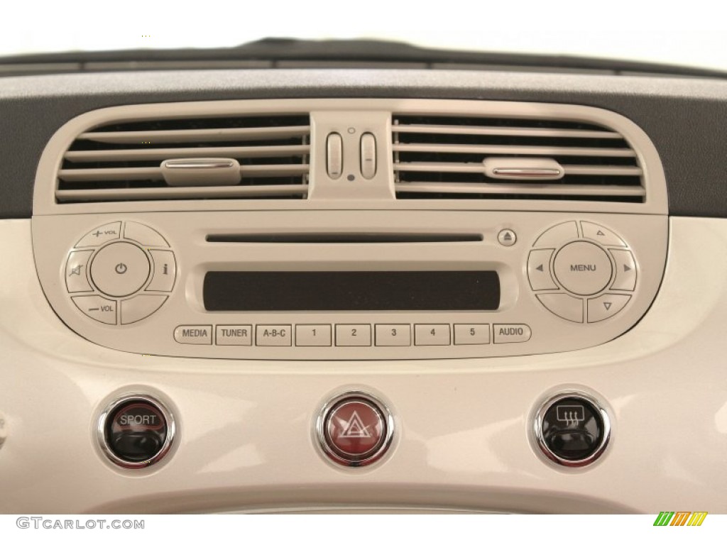 2012 Fiat 500 c cabrio Pop Audio System Photo #71291779