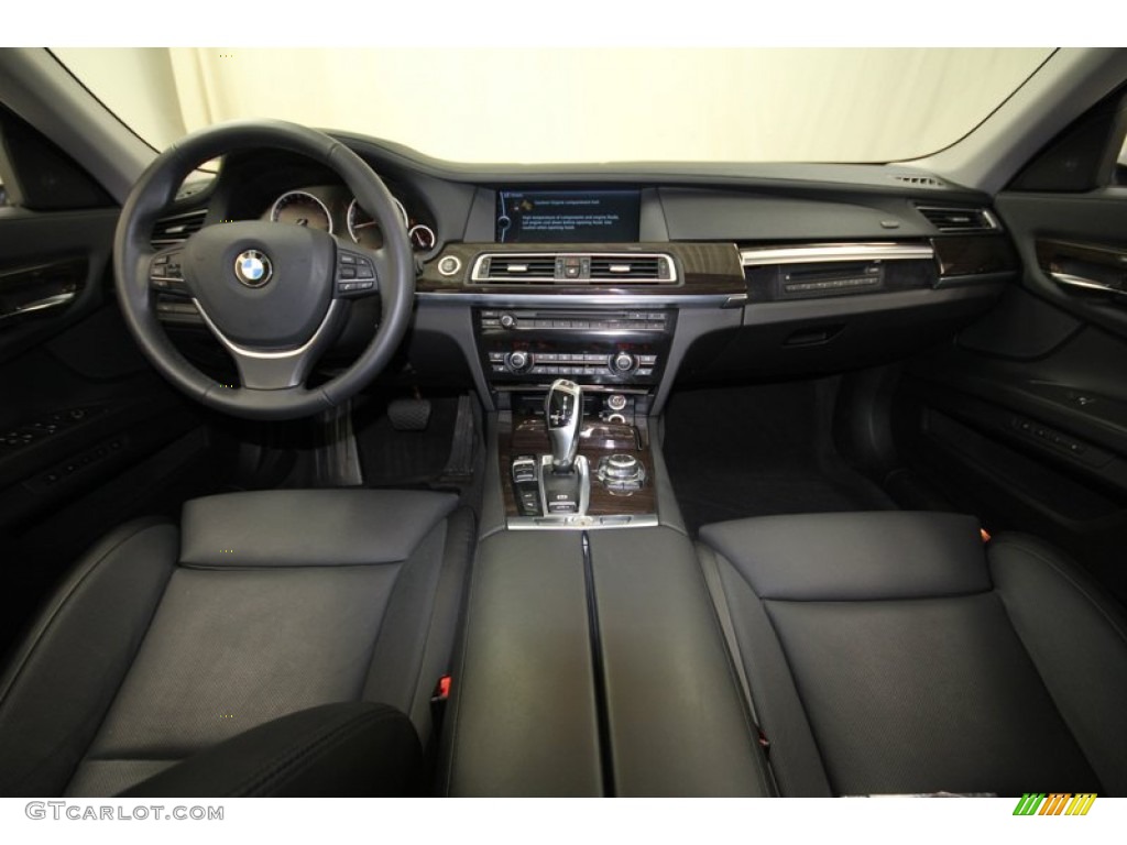 2012 BMW 7 Series 750Li Sedan Black Dashboard Photo #71291824