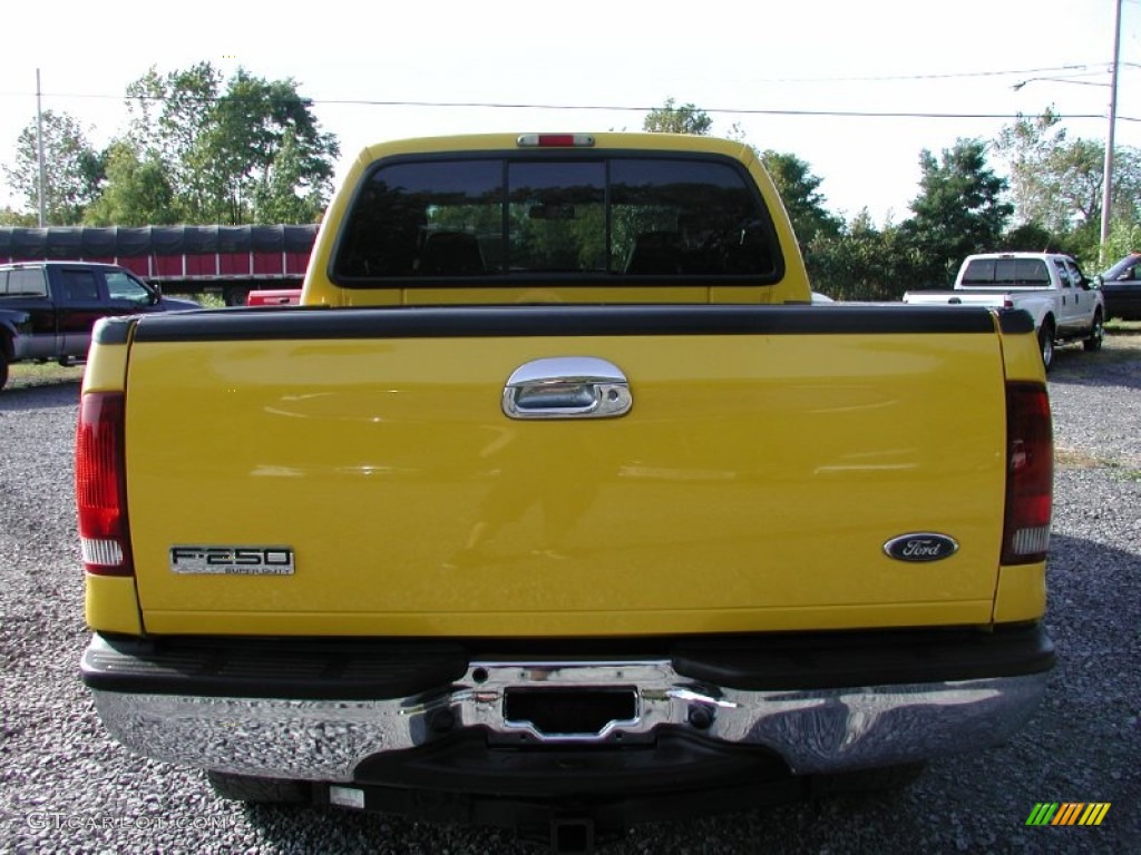 2006 F250 Super Duty Amarillo Special Edition Crew Cab 4x4 - Screaming Yellow / Black photo #9