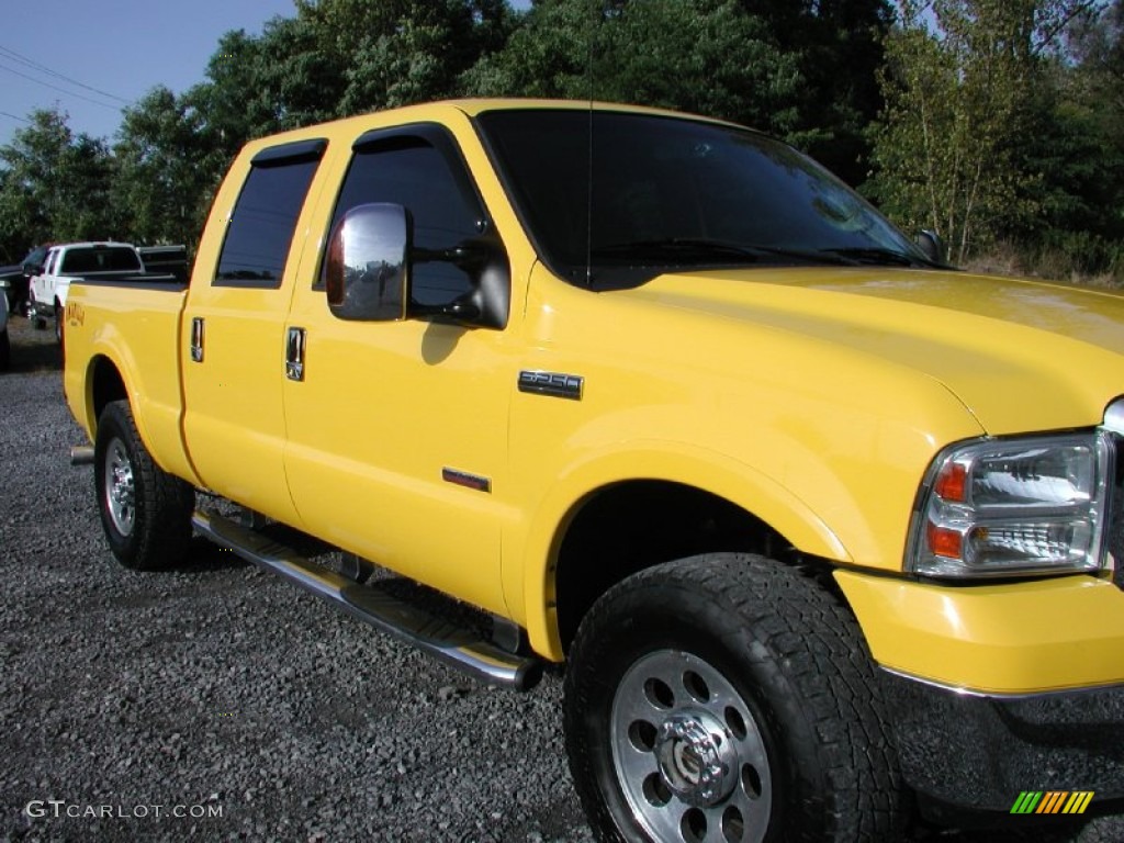 2006 F250 Super Duty Amarillo Special Edition Crew Cab 4x4 - Screaming Yellow / Black photo #20
